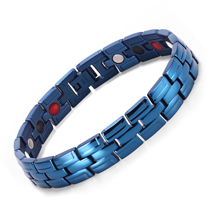 RunBalance full magnets stainless steel magnetic bracelet