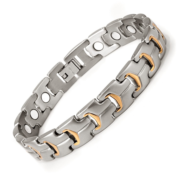 Spryness full magnets stainless steel magnetic bracelet