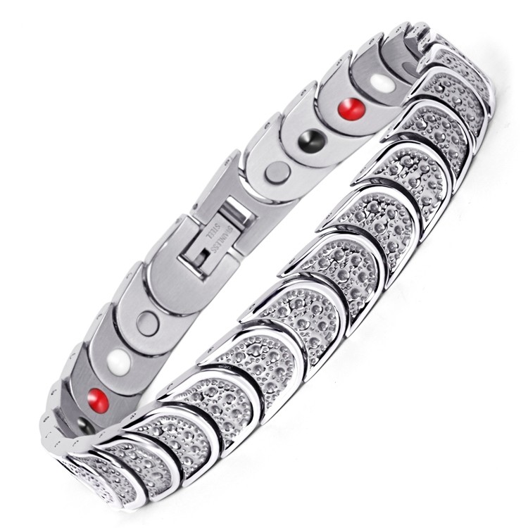 Robustness 4 in 1 element stainless steel magnetic bracelet