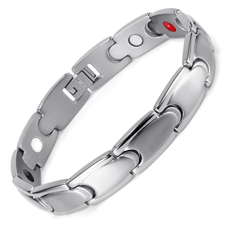 Stamina 4 in 1 element stainless steel magnetic bracelet