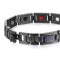 BLASS 4 in 1 element stainless steel magnetic bracelet Black and blue
