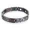 BLASS 4 in 1 element stainless steel magnetic bracelet Black and red carbon fiber