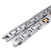 Euphoria full magnets stainless steel magnetic bracelet with 3 adjustable clasp