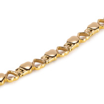 Heart pattern women titanium magnetic bracelet
