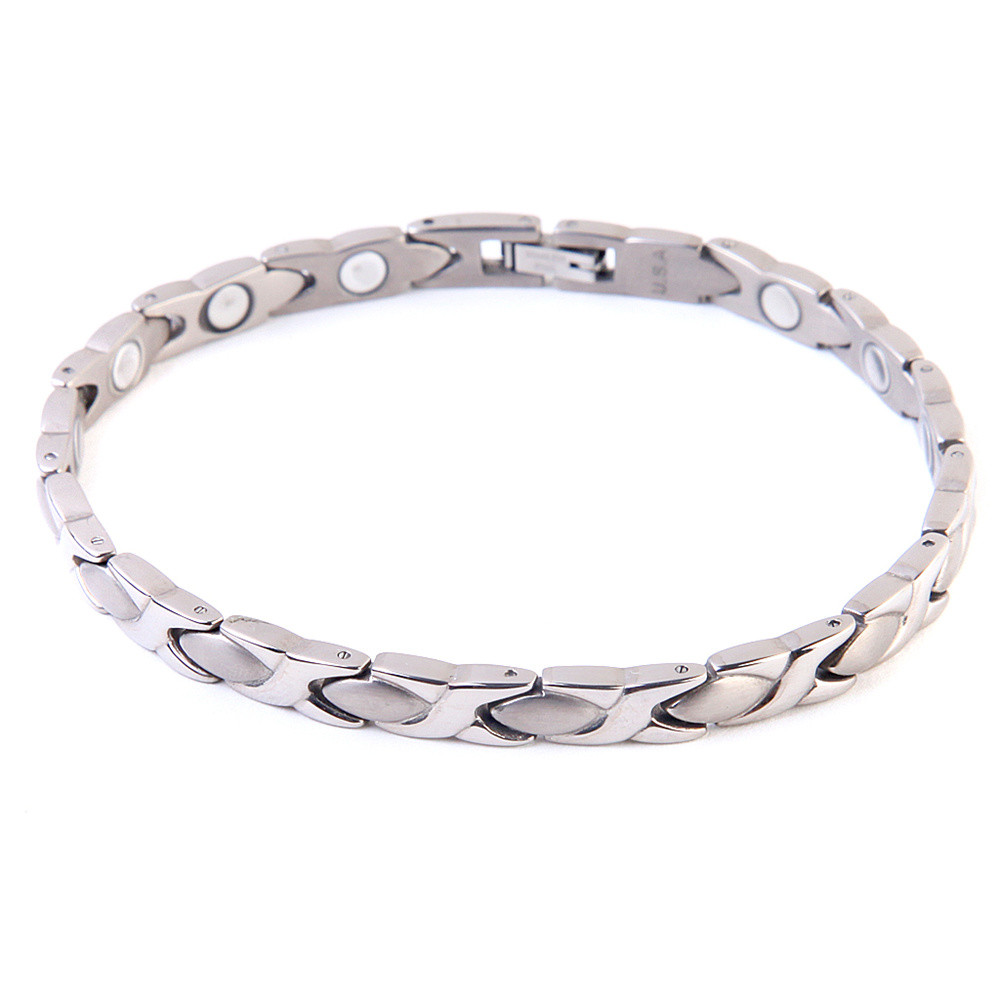 Luxury lady titanium magnetic bracelet