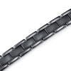 Pure titanium black color reduce blood pressure magnetic bracelet for men