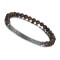 6mm bronzite bracelet with stainless steel band