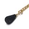 Black Gold Necklace Pendant