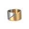 Stainless Steel Silver Gold Plated Ring