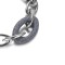 Blue Gray Mineral Dust Stainless Steel Chain Bracelet