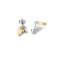 Gold Plated Crystal Cubic Zircon Stainless Steel Earrings