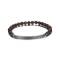 6mm bronzite bracelet with stainless steel band