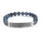 8mm dumortierte bracelet with stainless steel band