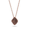 Brown Glitter Necklace