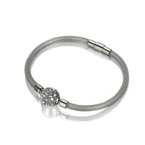 Mesh Chain Crystal Bracelet
