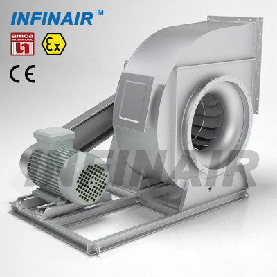 Ventilador centrífugo industrial de baixa pressão / direto / correia / axial