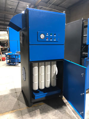 Unidad de colector de polvo industrial tipo cartucho para eliminación de polvo-Extractor de polvo de alta eficiencia