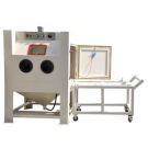 SUCTION TYPE SANDBLASTING MACHINE / MANUAL / ROTATING TABLE