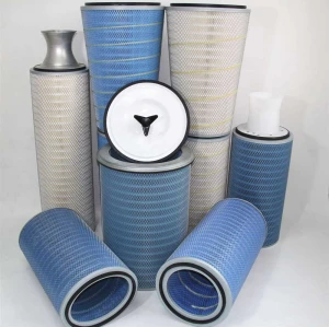 Filtro de cartucho de polvo DFO lavable 100% poliéster-Donaldson Ultra-web / Torit-Tex MERV 15