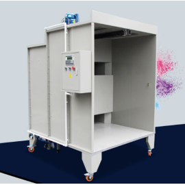 L Powder Coating Booth Manufacturers, Small Powder Spray Booth, Coating Booth for Metal Wheels