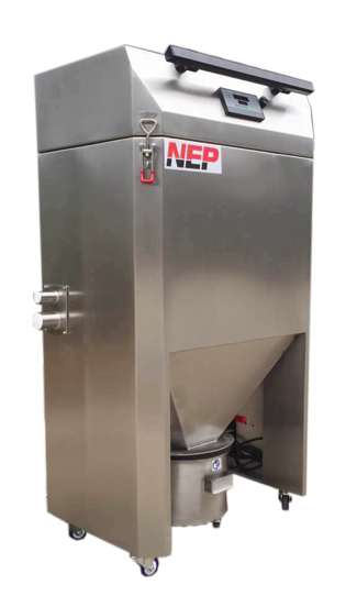 Máquina de recolección de polvo de placa sinterizada portátil-220V Extractor de polvo de alta presión VFD