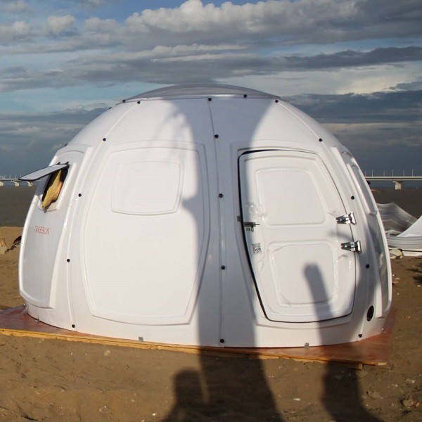 opaque bubble tent