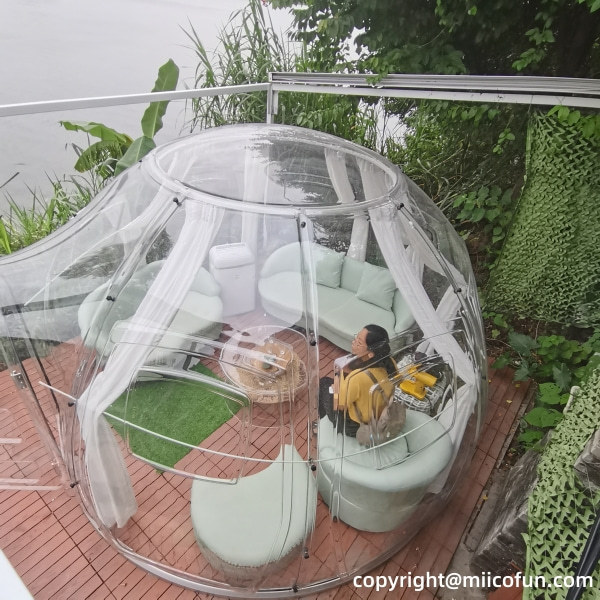 polycarbonate transparent bubble tent