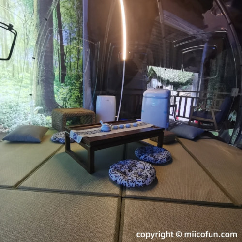 MiicoFun Freely Splicable Transparent Dome Tent