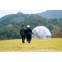 Have a transparent dome, relieve pressure and integrate into nature