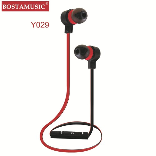 Factory manufacturing BQB high end rubberized bluetooth earphones