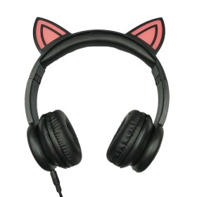 Gift promotion LED OEM fashion animal ears cute children headphones