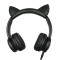 Gift promotion LED OEM fashion animal ears cute children headphones