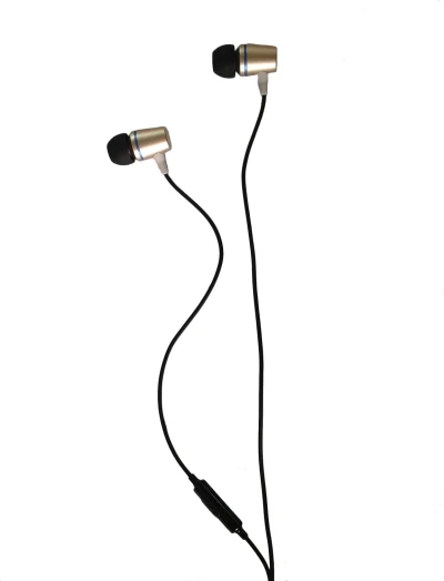 Vente en gros d'écouteurs cadeaux audio métallisés équilibrés ton sur ton