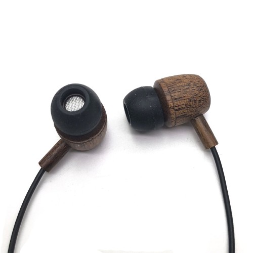 Naturholz Benutzerfreundlicher ausgeglichener bassgetriebener Sound-Kopfhörer