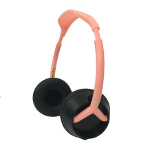 Fashion simple color bilateral rotatable headband wear wired headphone