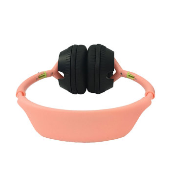 Fashion simple color bilateral rotatable headband wear wired headphone