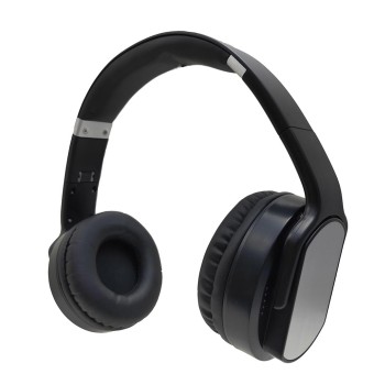 Metallic fashion design 360 degree rotatable circumaural bluetooth headset