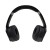 Metallic fashion design 360 degree rotatable circumaural bluetooth headset