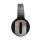 Metallic fashion design 360 degree rotatable circumaural bluetooth headset