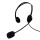 Kostengünstiges Mono Call Center Headset mit geräuschunterdrückendem Mikrofon