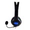 Stay at home social distancing on-line language learning headset with noise canceling microphone