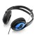Stay at home social distancing on-line language learning headset with noise canceling microphone