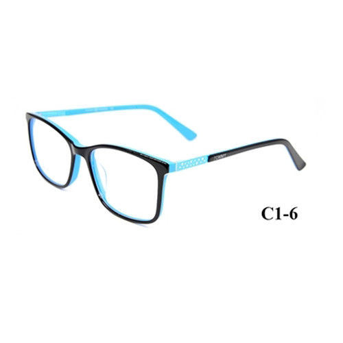 Haute qualité mode bonbons couleur enfants lunettes mignon pas cher mince acétate optique montures de lunettes