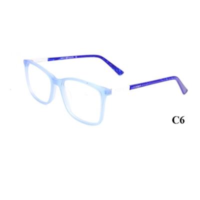 High quality fashion candy color kids eyewear cute cheap thin acetate optical eyeglasses frames