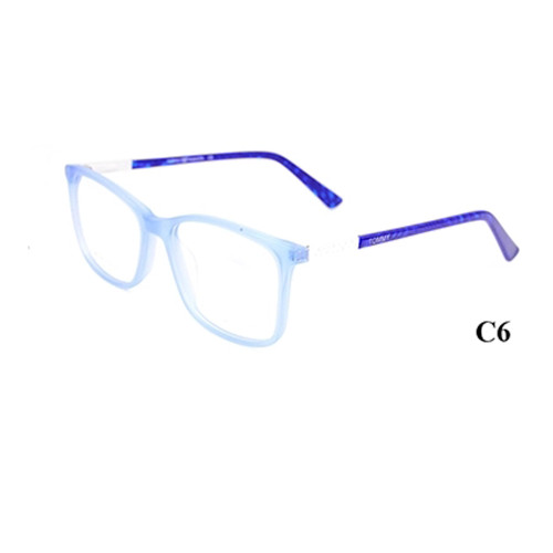 Haute qualité mode bonbons couleur enfants lunettes mignon pas cher mince acétate optique montures de lunettes