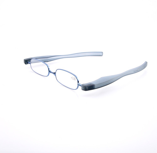 Toptan yenilik plastik çerçeveleri erkekler kadınlar için geri dönüşümlü ayarlanabilir katlanır okuma gözlükleri