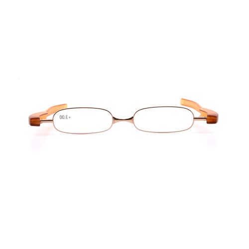 En gros nouveauté montures en plastique réversible réglable pliant lunettes de lecture pour hommes femmes