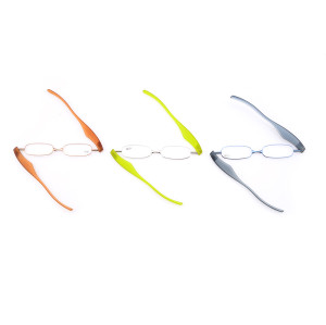 En gros nouveauté montures en plastique réversible réglable pliant lunettes de lecture pour hommes femmes