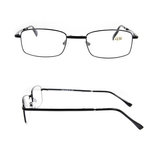 Vente en gros vente chaude de haute qualité réglable petit portefeuille en métal pliant des lunettes de lecture avec caisse d'emballage