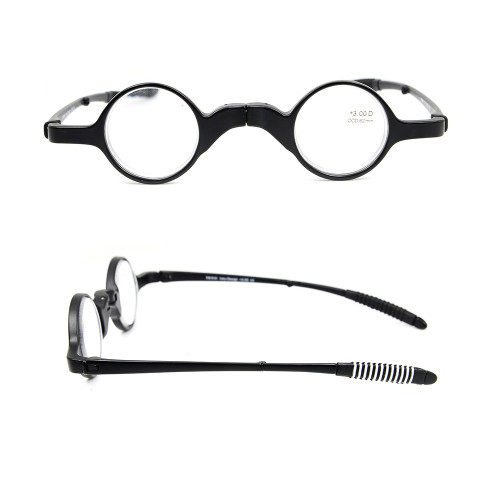 Toptan Sıcak satış Yeni basit Orjinal özel Tasarım Katlanır Optik Okuma gözlükleri kılıf ile